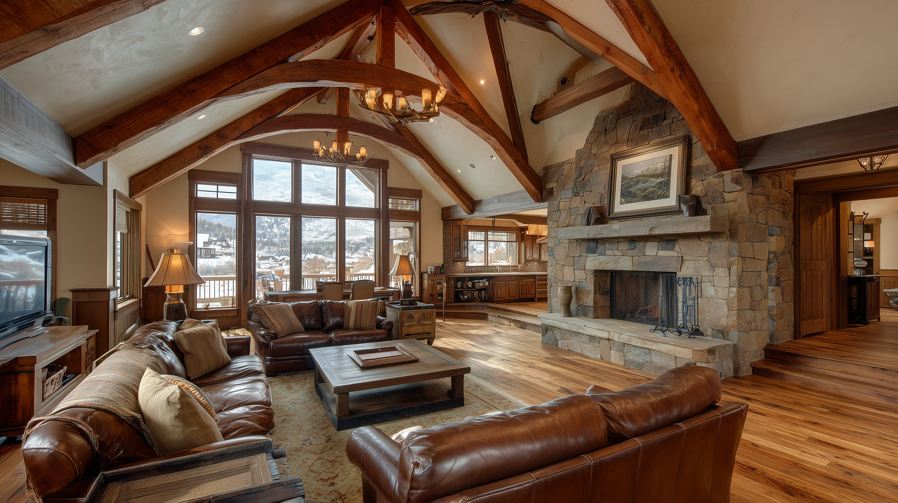 Rustic Ranch Living Room